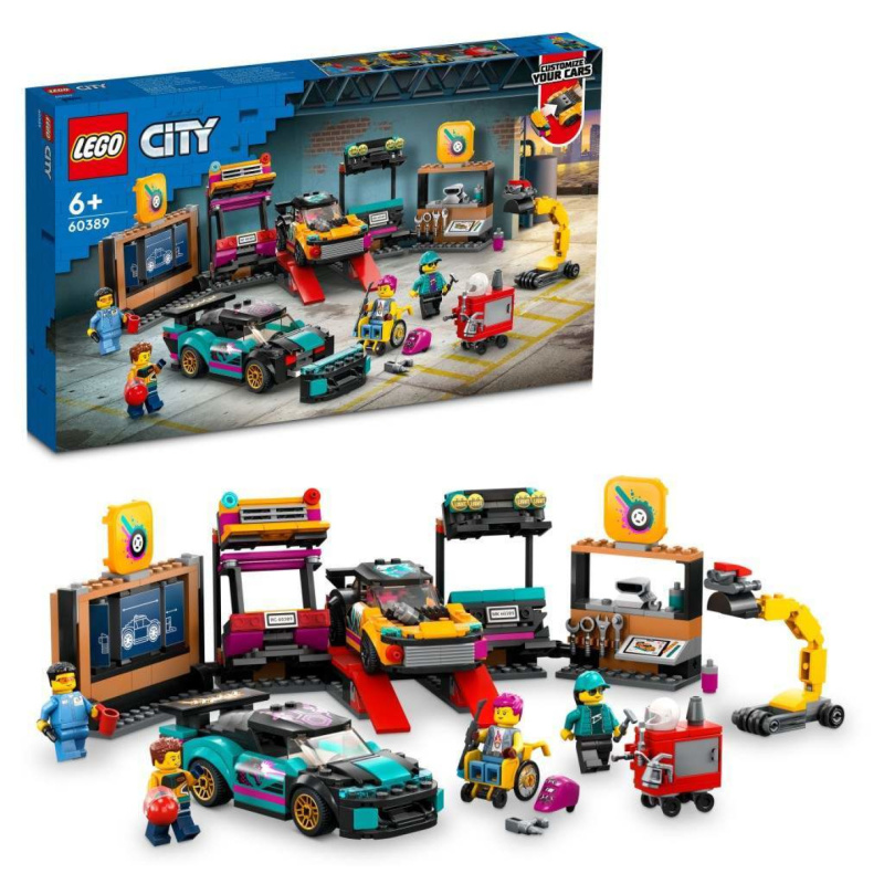 Lego® city 60389 tuningová autodílna