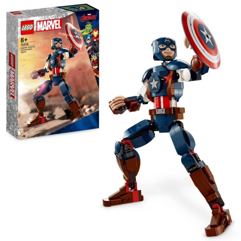 LEGO® Marvel 76258 Sestavitelná figurka: Captain America