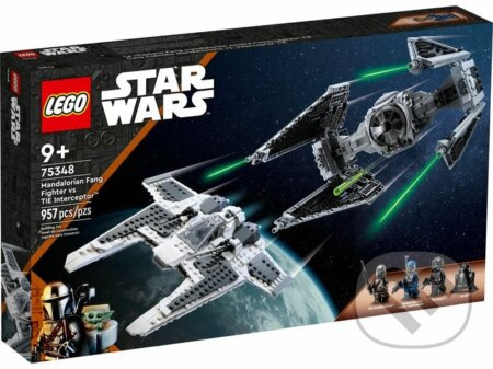 LEGO® Star Wars™ 75348 Mandalorianská stíhačka třídy Fang proti TIE Interceptoru