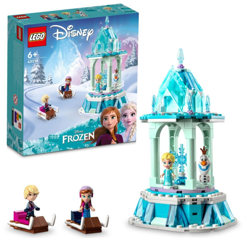 Lego® disney 43218 kouzelný kolotoč anny a elsy