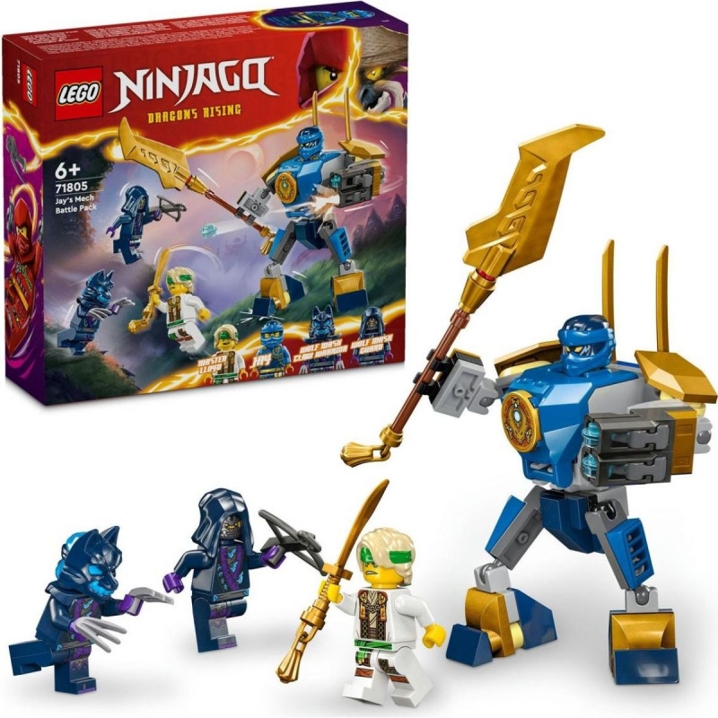 LEGO® NINJAGO® 71805 Bojový balíček Jayova robota