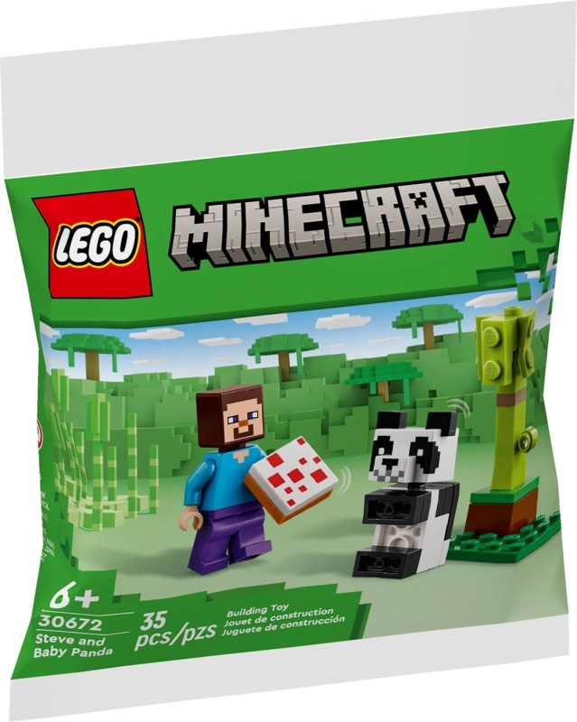 LEGO® Minecraft 30672 Steve s mládětem pandy