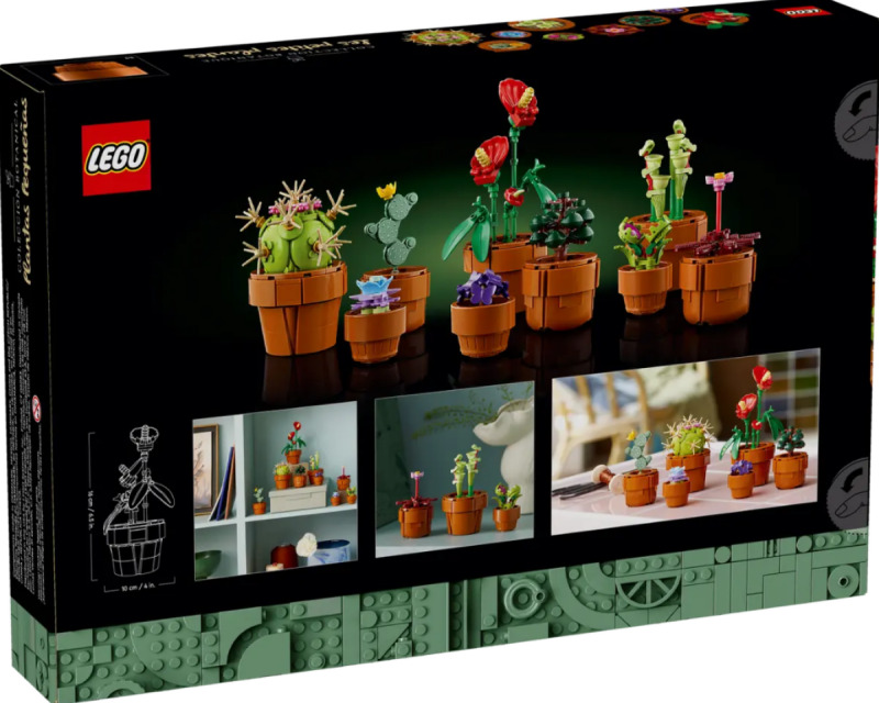 LEGO® Icons 10329 Miniaturní rostliny