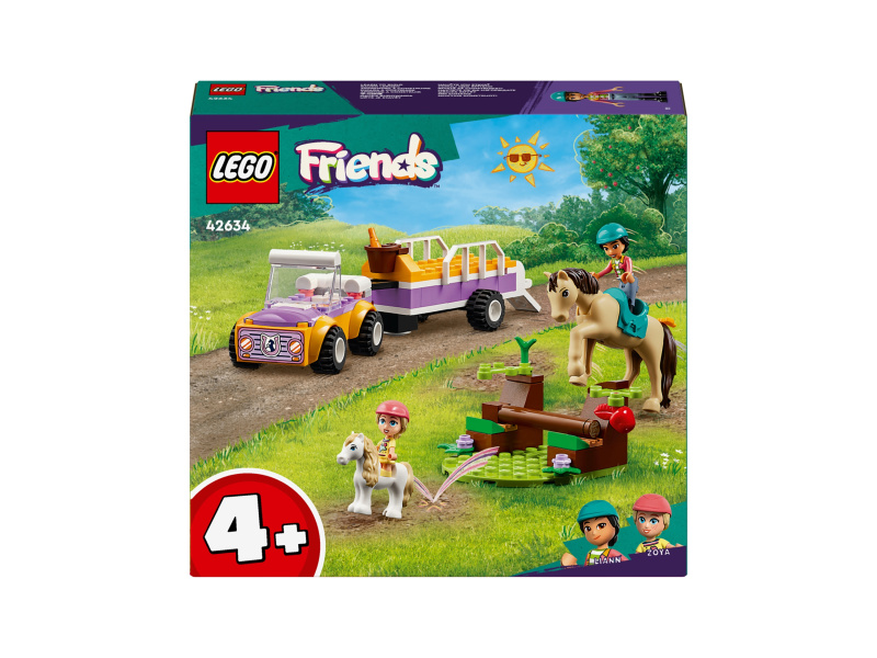 LEGO® Friends 42634 Přívěs s koněm a poníkem