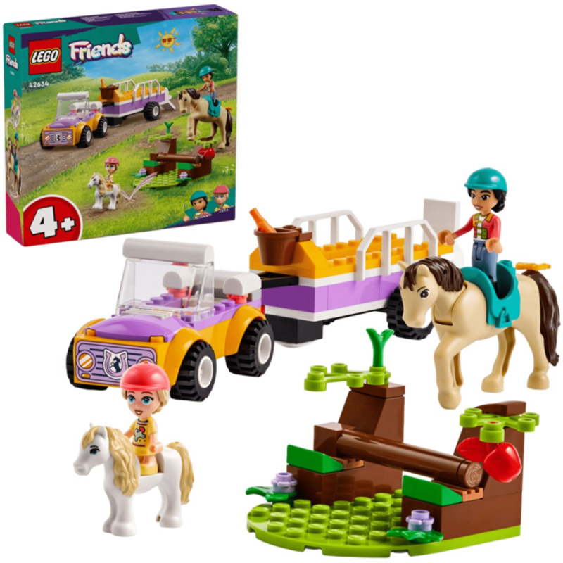 LEGO® Friends 42634 Přívěs s koněm a poníkem