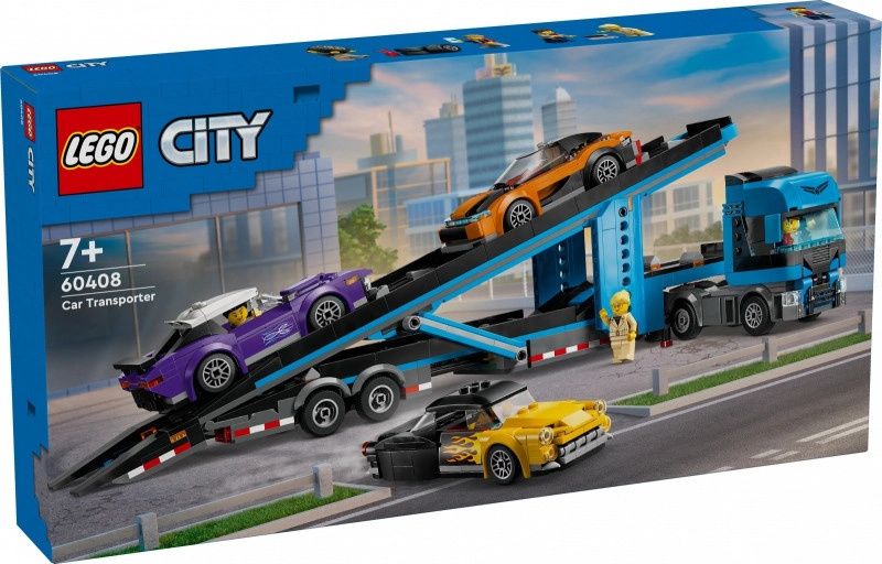 LEGO® City 60408 Kamion pro přepravu aut se sporťáky