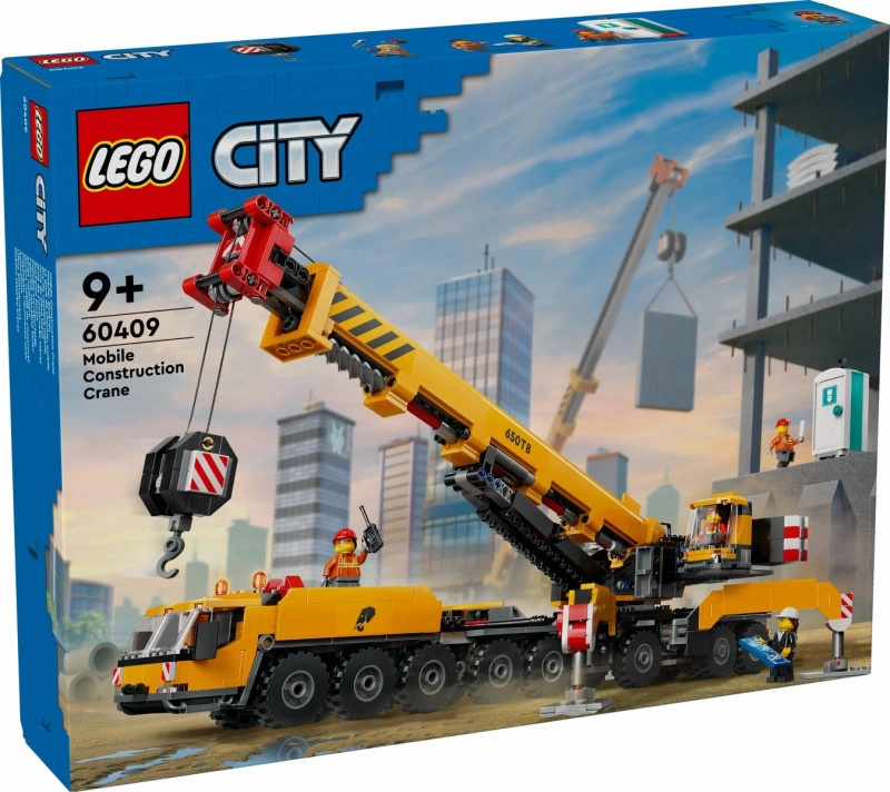 LEGO® City 60409 Žlutý pojízdný stavební jeřáb