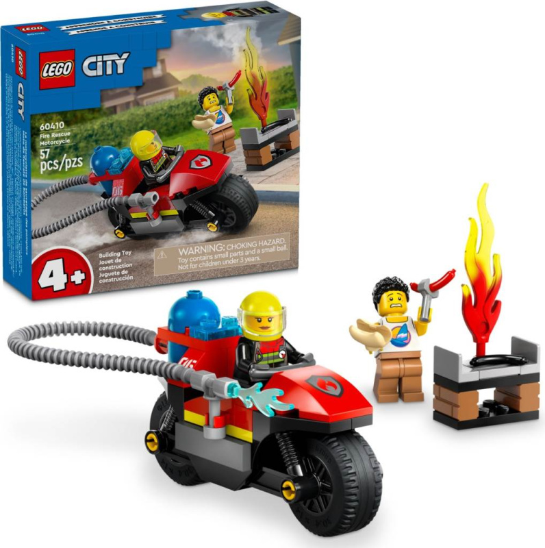 LEGO® City 60410 Hasičská záchranná motorka