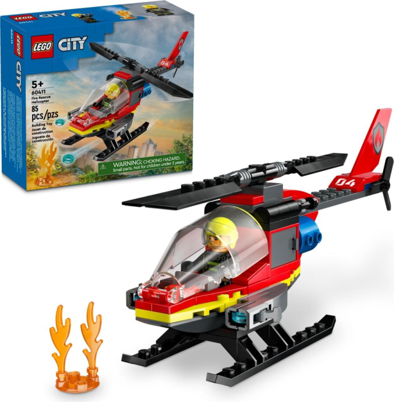 LEGO® City 60411 Hasičský záchranný vrtulník
