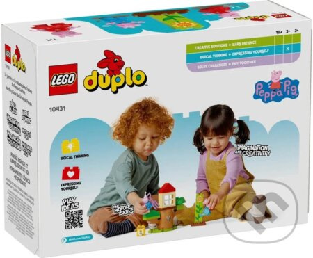 LEGO® DUPLO 10431 Prasátko Peppa – zahrada a dům na stromě