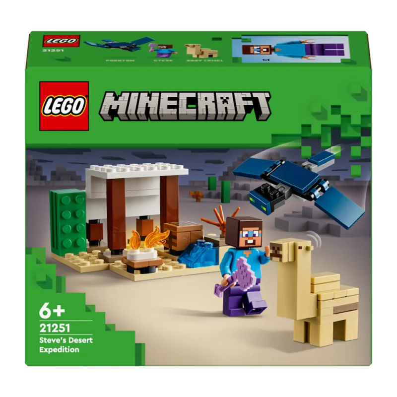 Kostky Minecraft 21251 Pustinná výprava Stevea