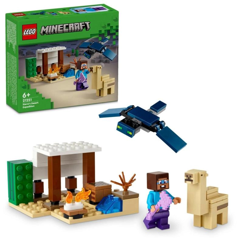 Kostky Minecraft 21251 Pustinná výprava Stevea