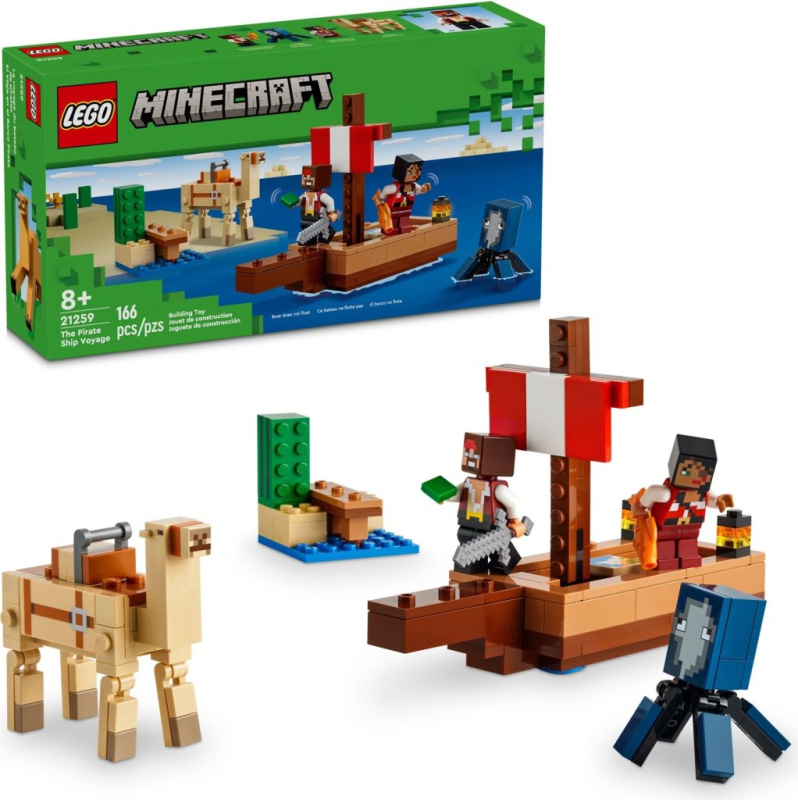 LEGO® Minecraft 21259 Plavba na pirátské lodi
