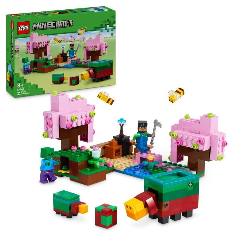 LEGO® Minecraft 21260 Zahrada s rozkvetlými třešněmi