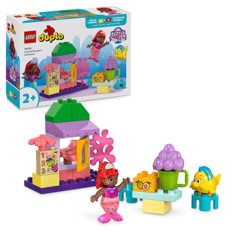 LEGO® DUPLO Disney 10420 Ariel a Šupinka – stánek s kávou