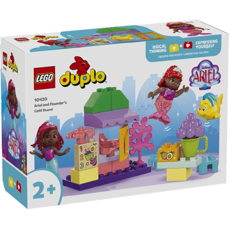 LEGO® DUPLO Disney 10420 Ariel a Šupinka – stánek s kávou