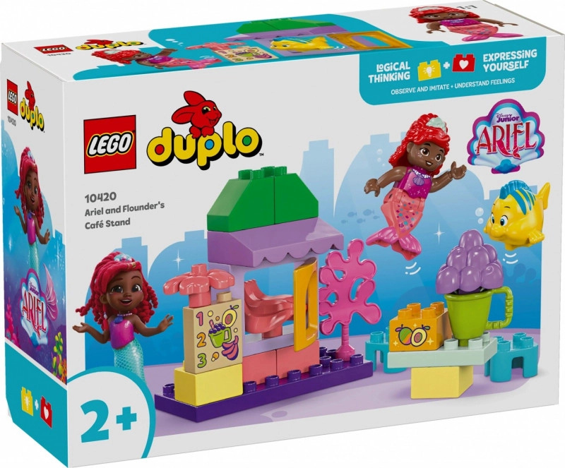 LEGO® DUPLO Disney 10420 Ariel a Šupinka – stánek s kávou