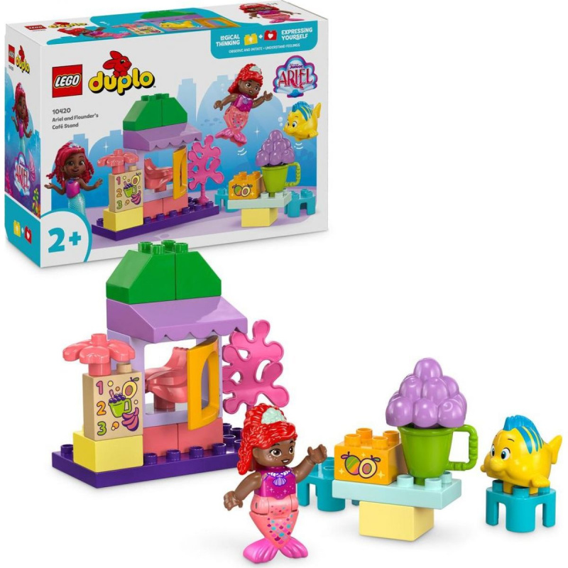 LEGO® DUPLO Disney 10420 Ariel a Šupinka – stánek s kávou