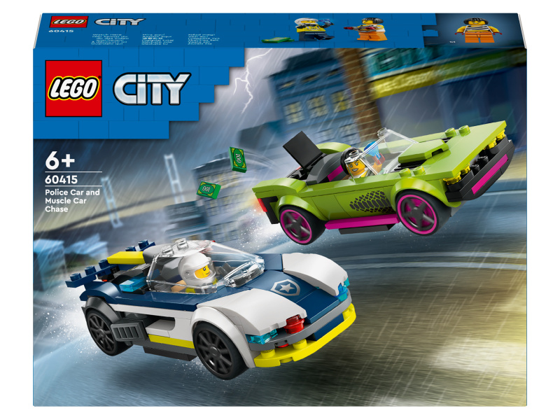 LEGO® City 60415 Honička policejního auta a sporťáku