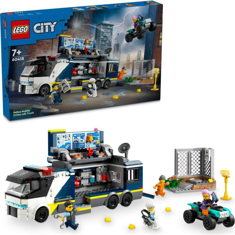 LEGO® City 60418 Mobilní kriminalistická laboratoř policistů