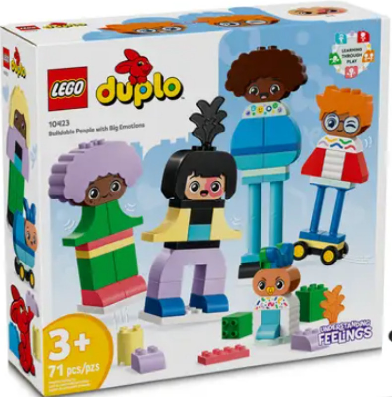 LEGO® DUPLO® 10423 Sestavitelní lidé s velkými emocemi