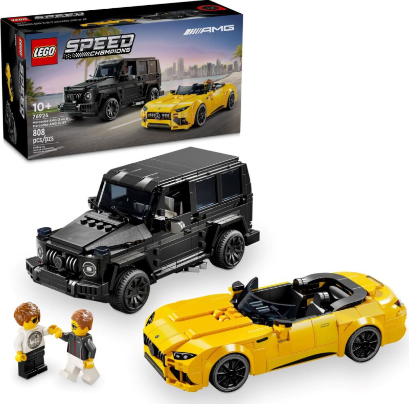 LEGO Speed Champions 76924 Mercedes-AMG G 63 a Mercedes-AMG SL 63