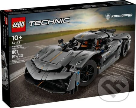 LEGO Technic 42173 Šedé hyperauto Koenigsegg Jesko Absolut