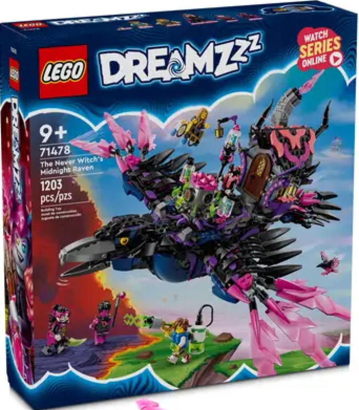 LEGO DREAMZzz 71478 Nikdyčarodějnice a její Půlnoční krkavec