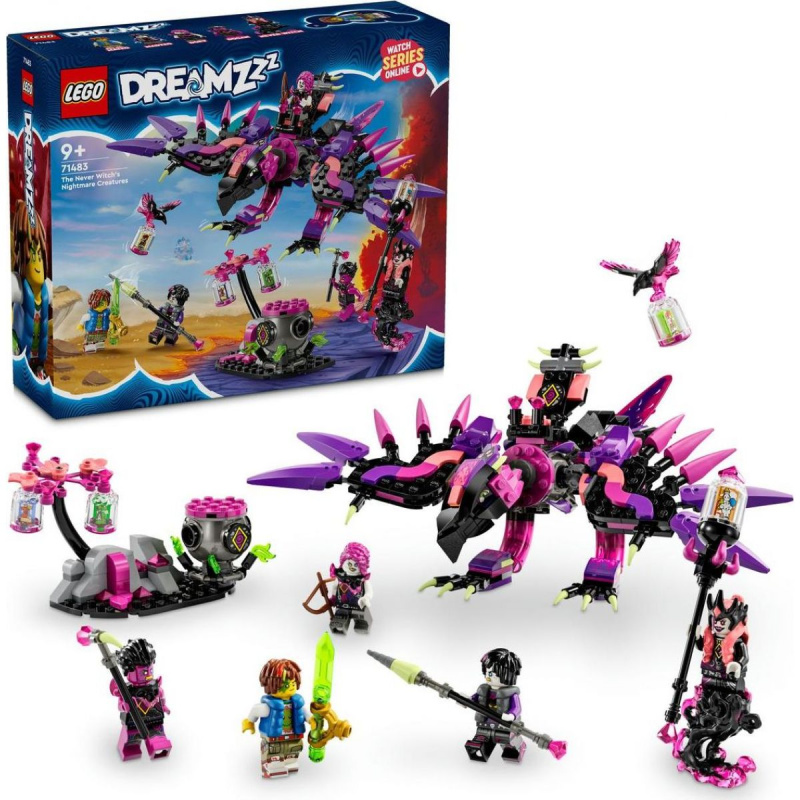 LEGO DREAMZzz 71483 Nikdyčarodějnice a její stvoření z noční můry