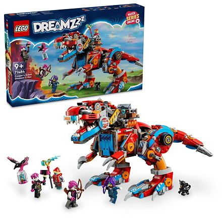 LEGO DREAMZzz 71484 Cooper a jeho robotický dinosaurus C-Rex