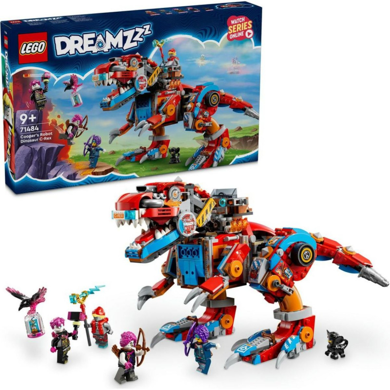 LEGO DREAMZzz 71484 Cooper a jeho robotický dinosaurus C-Rex