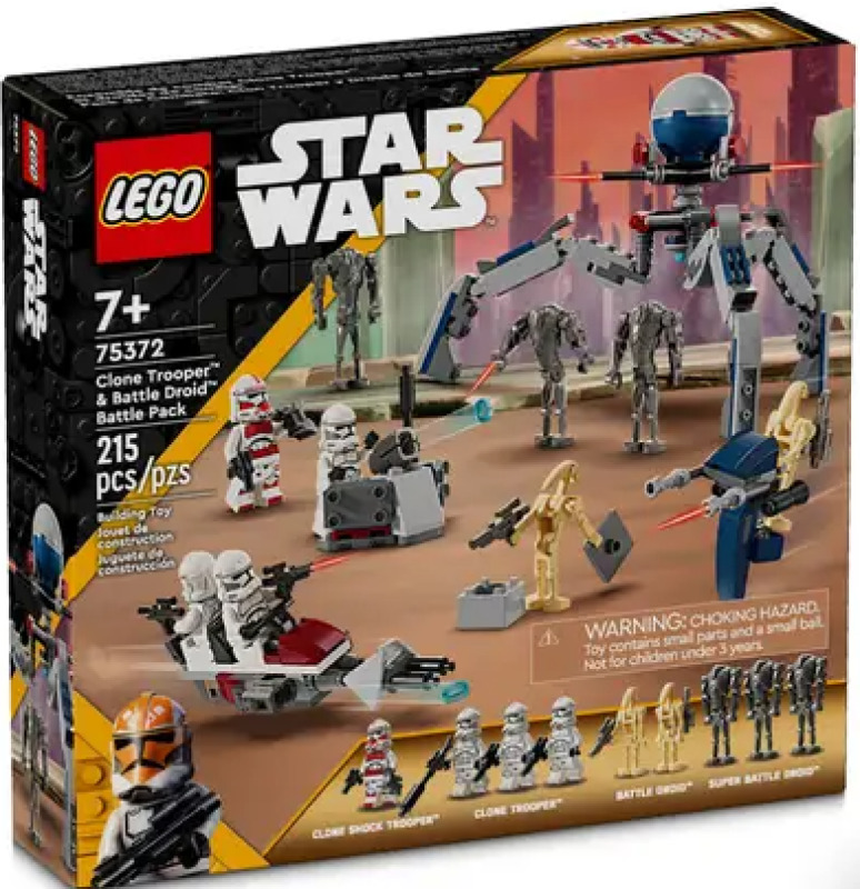 LEGO® Star Wars™ 75372 Bitevní balíček klonového vojáka a bitevního droida
