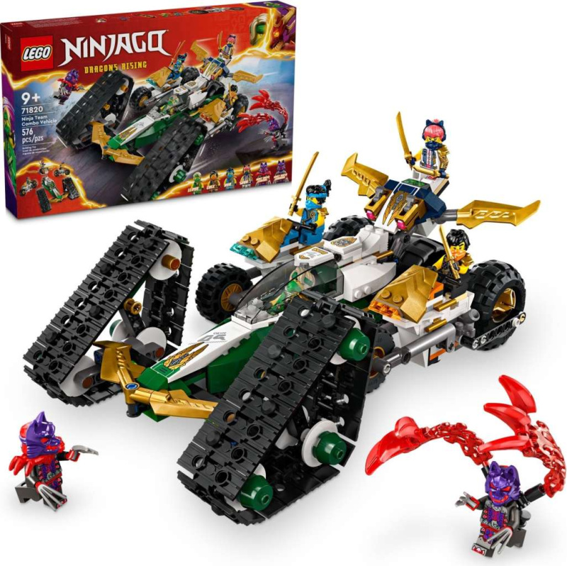 LEGO® NINJAGO 71820 Tým nindžů a kombo vozidlo