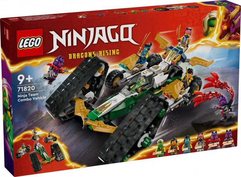 LEGO® NINJAGO 71820 Tým nindžů a kombo vozidlo