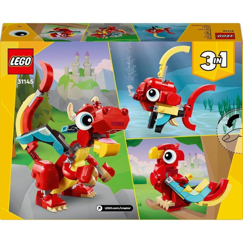 LEGO® Creator 3 v 1 31145 Červený drak