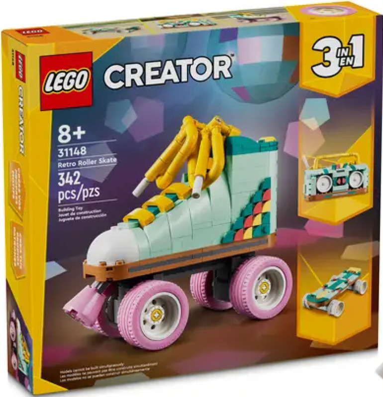 LEGO® Creator 3 v 1 31148 Retro kolečkové brusle