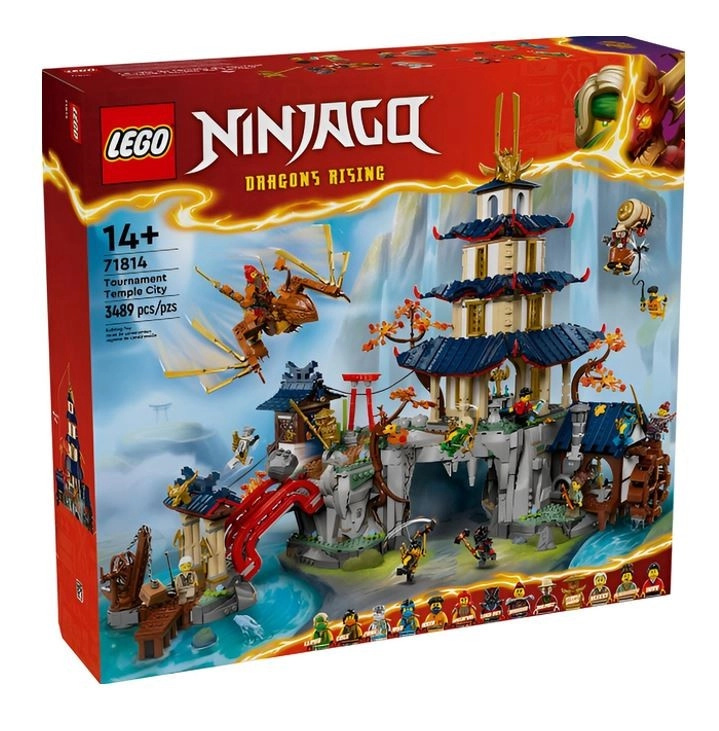 Lego Ninjago turnajové město s chrámem
