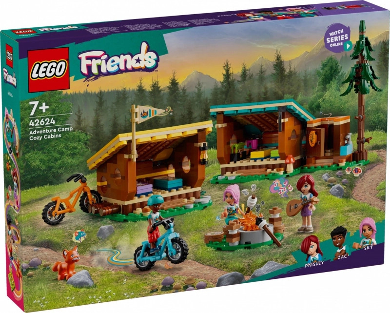 LEGO® Friends 42624 Útulné chatky na dobrodružném táboře