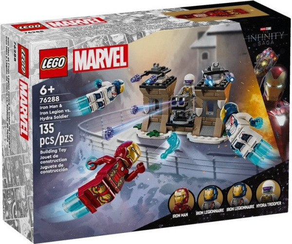 LEGO Marvel Super Heroes 76288 Iron Man a Železná legie vs. voják Hydry