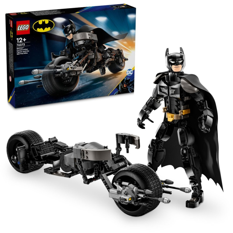 LEGO® DC Batman™ 76273 Sestavitelná figurka: Batman™ a motorka Bat Pod