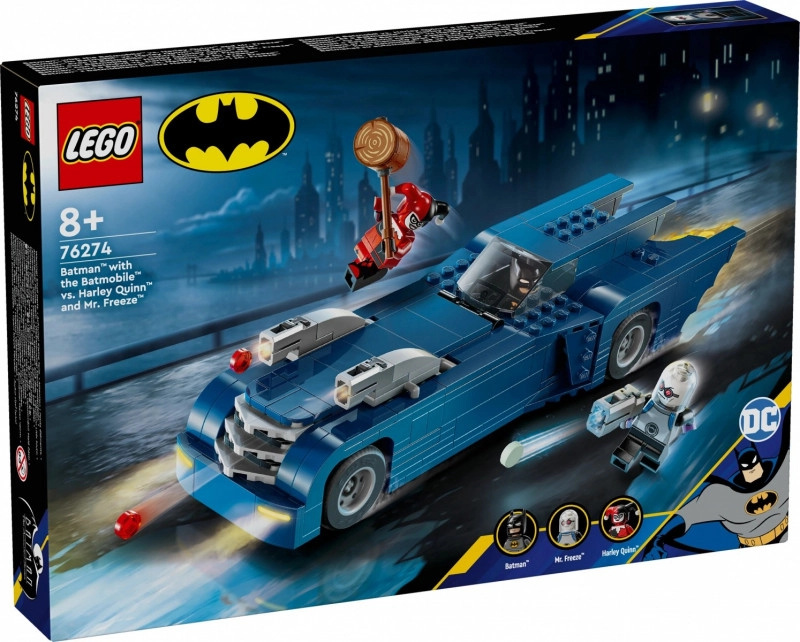 LEGO® DC Batman™ 76274 Batman™ a Batmobil vs. Harley Quinn™ a Mr. Freeze™
