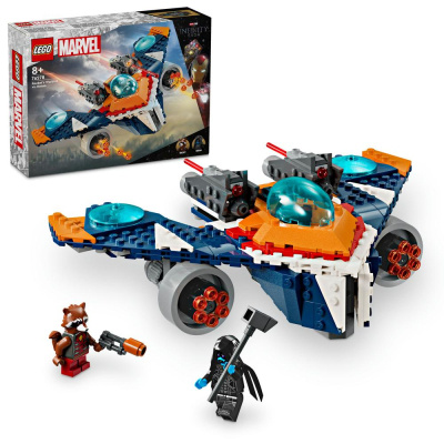 Lego Marvel Warbird Rocketa vs. Ronan