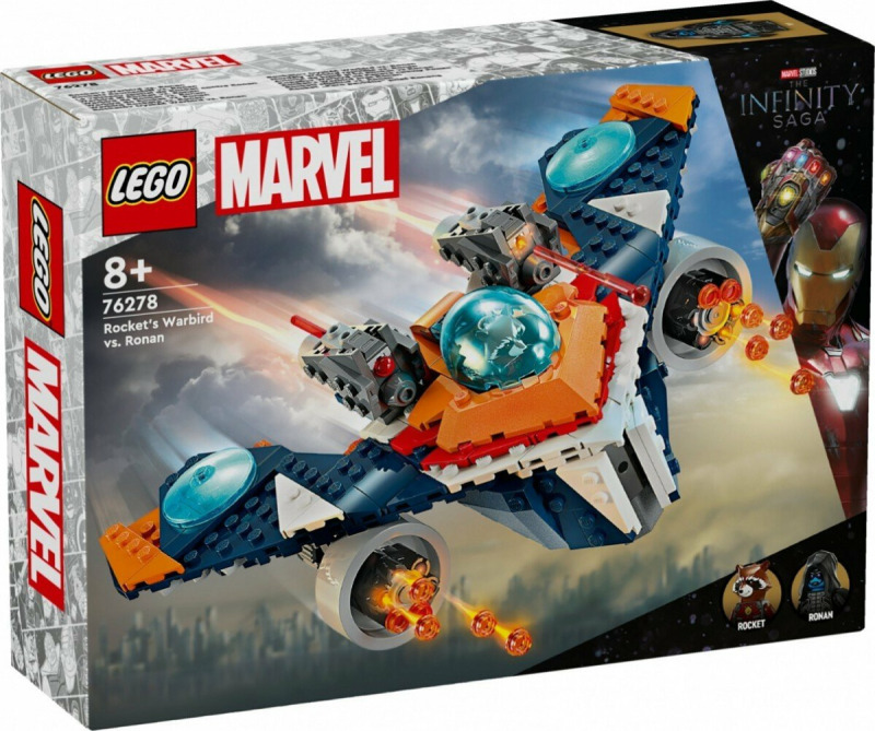 Lego Marvel Warbird Rocketa vs. Ronan