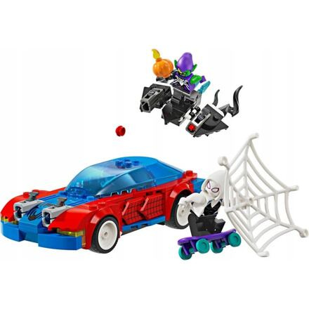Super Heroes Spider-Man a Zelený Goblin závodní auto