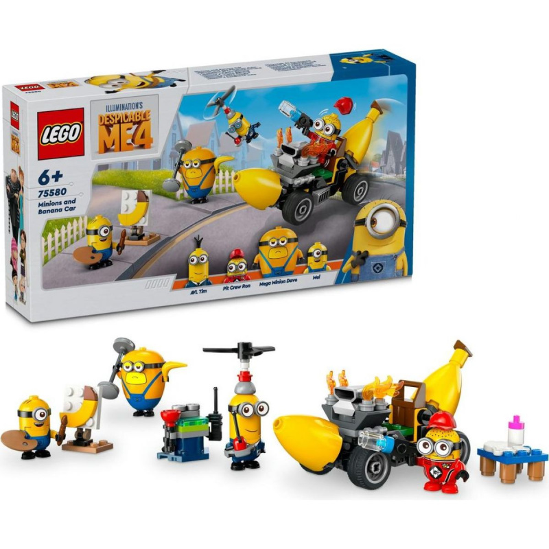 LEGO Minions 75580 Mimoni a banánové auto