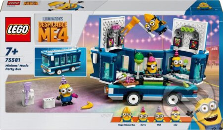 LEGO® Já padouch 75581 Mimoni a hudební párty autobus