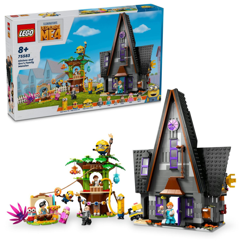 LEGO Minionki 75583 Rodinná rezidence Grua a minionků