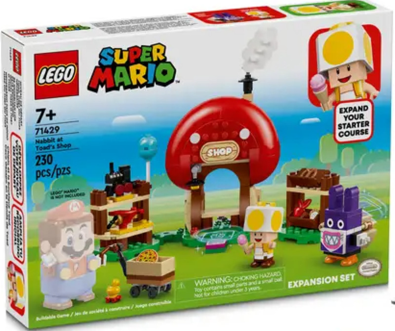 LEGO® Super Mario™ 71429 Nabbit v Toadově obchůdku – rozšiřující set