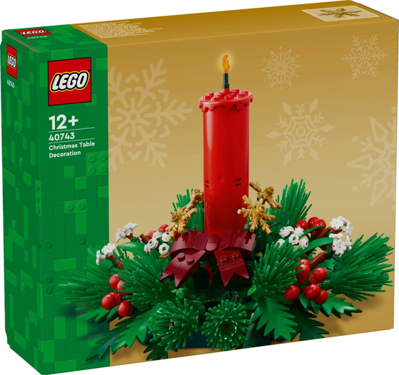 LEGO® Iconic 40743 Vánoční dekorace na stůl