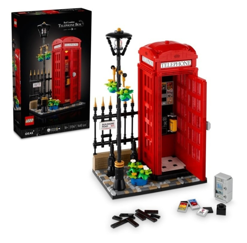 LEGO Ideas Červená Londýnská Telefonní Budka
